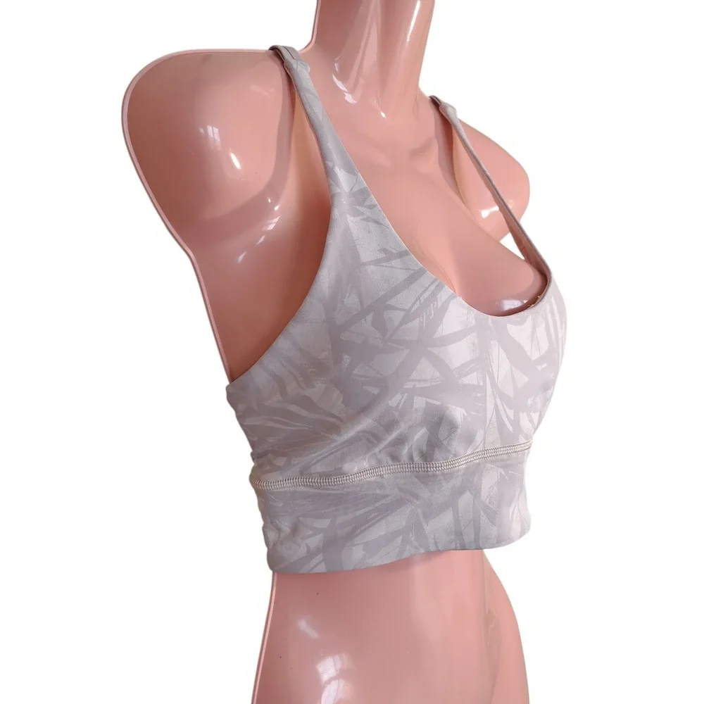 Lululemon Bra Women's 10 Light Ivory Free To Be Straps Sports Yoga Gym‎ Athletic